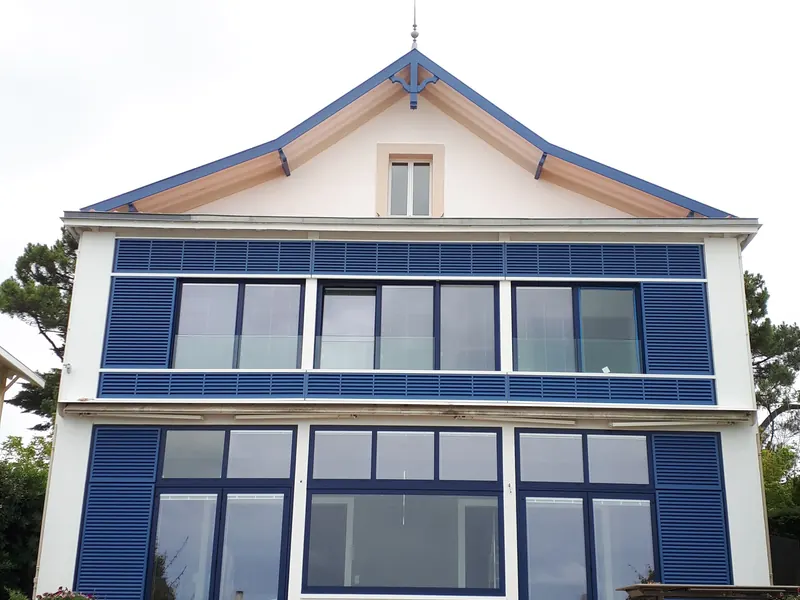 Fenêtres et baies aluminium, villa arcachonnaise – Arcachon