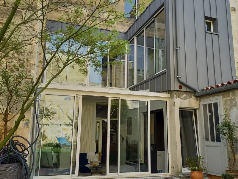 Extension zinc et baies aluminium – Bordeaux